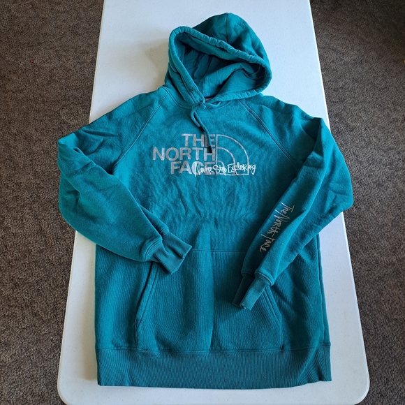 The North Face Teal Hoodie - Picture 2 of 7